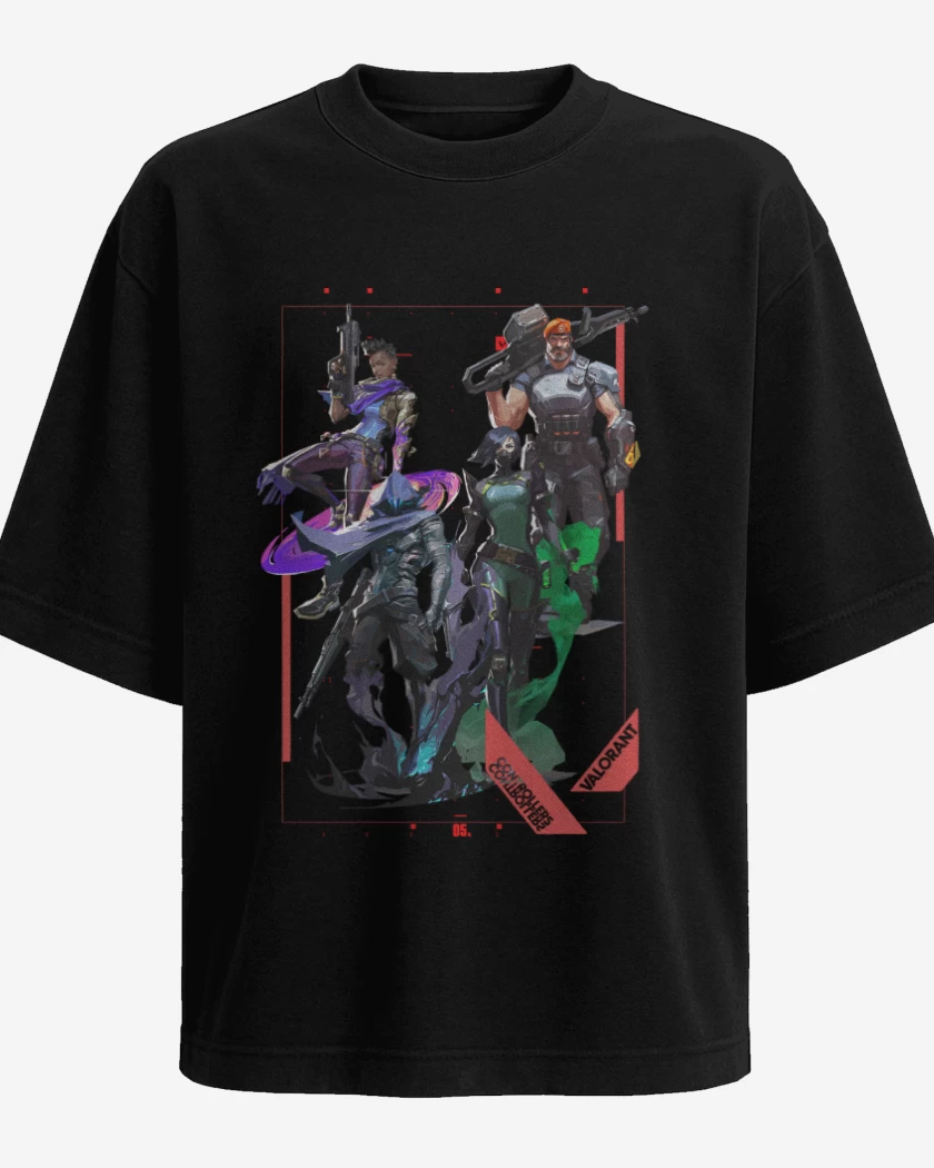 Polera Oversize Controllers Valorant