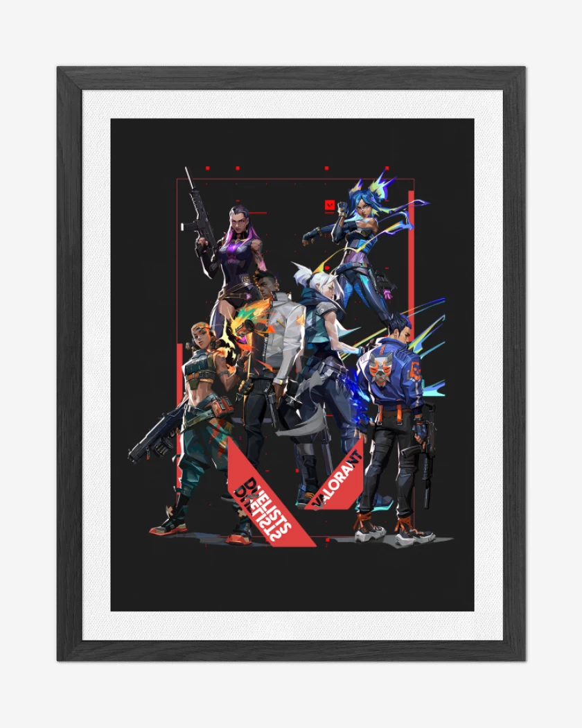 Cuadro decorativo Duelists Valorant