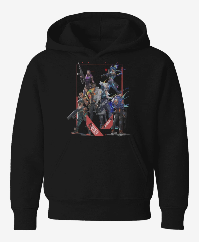 Poleron de niño Negro de Duelists Valorant