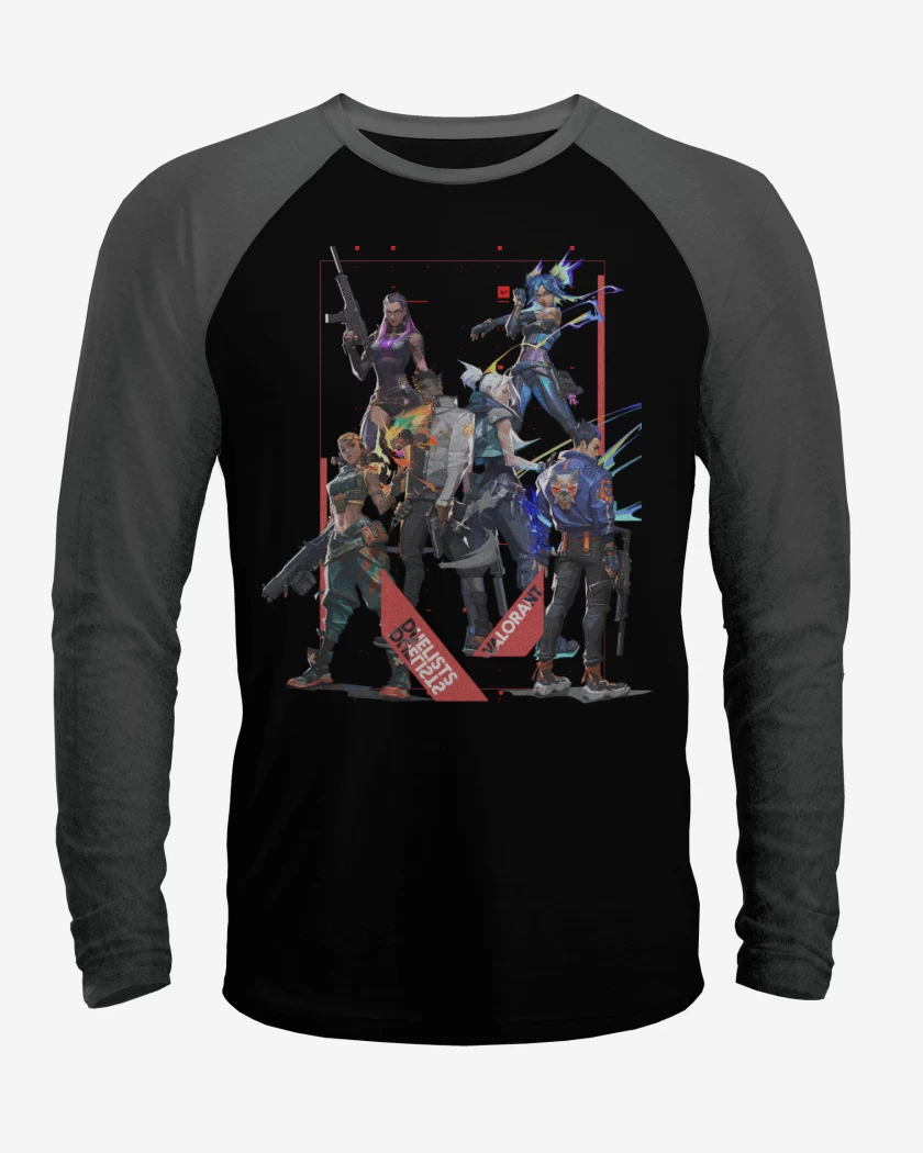 Polera Raglan Duelists Valorant