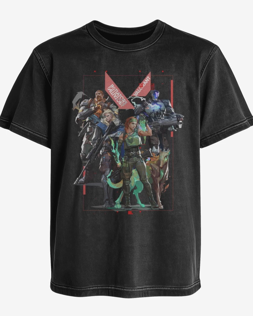 Polera desgastada Initiators Valorant