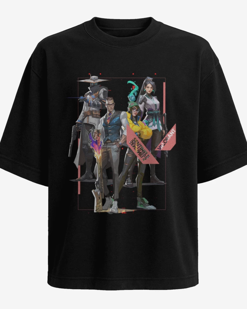 Polera Oversize Sentinels Valorant