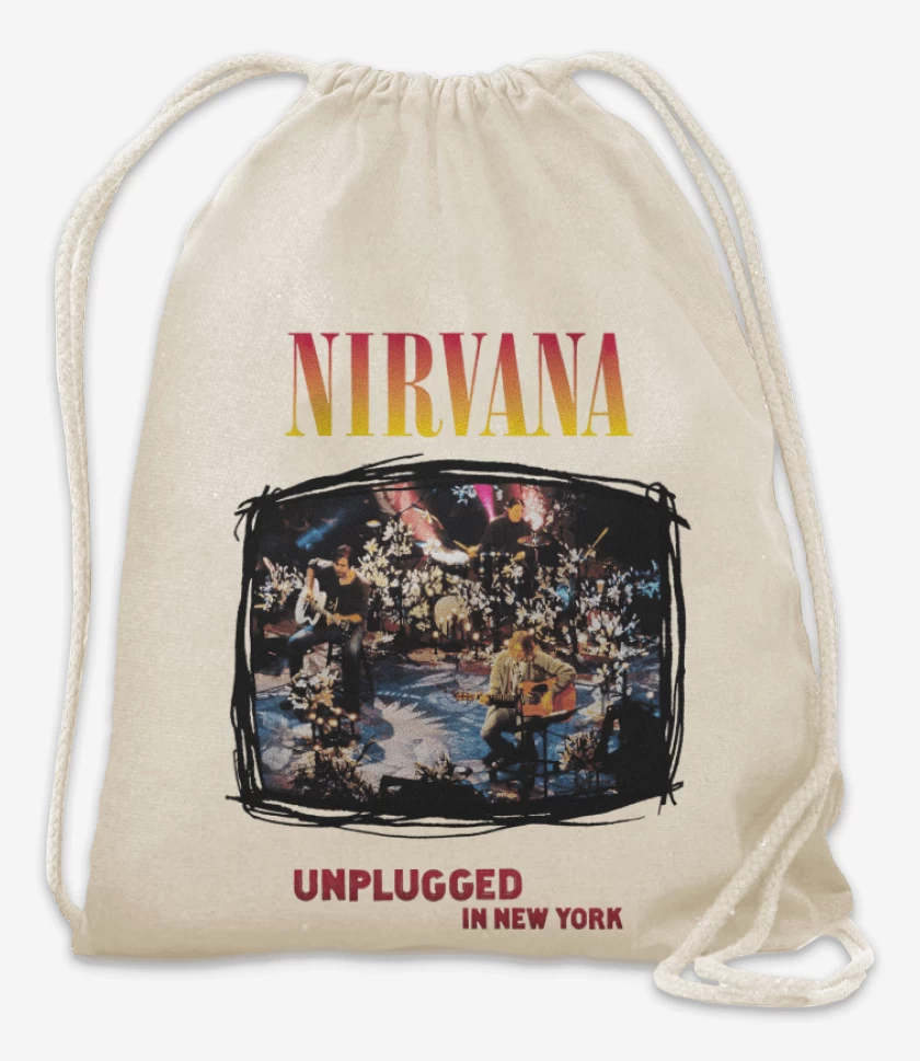 Mochila Blanco de Unplugged nirvana 