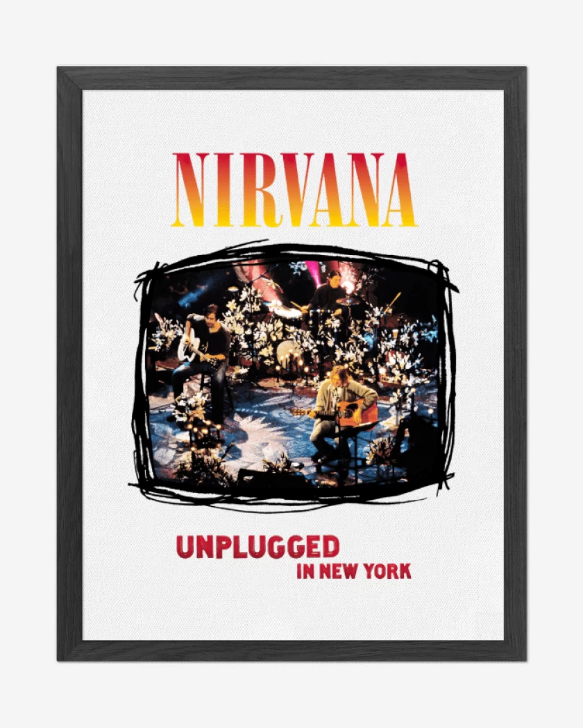 Cuadro decorativo Unplugged nirvana 