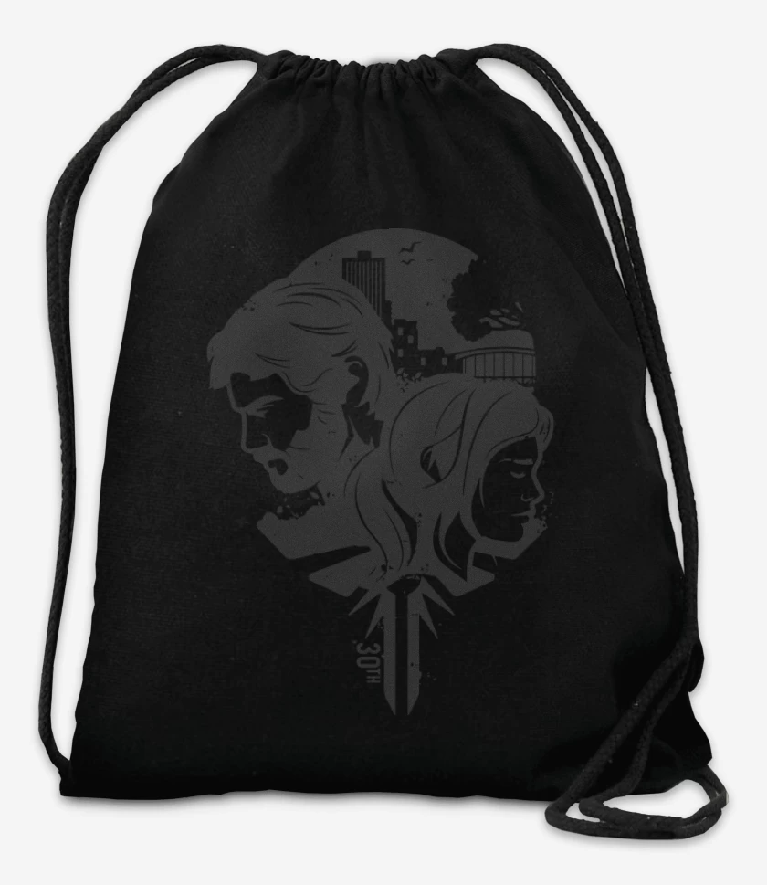 Mochila Negro de TLOU - Joe & Ellie B&W