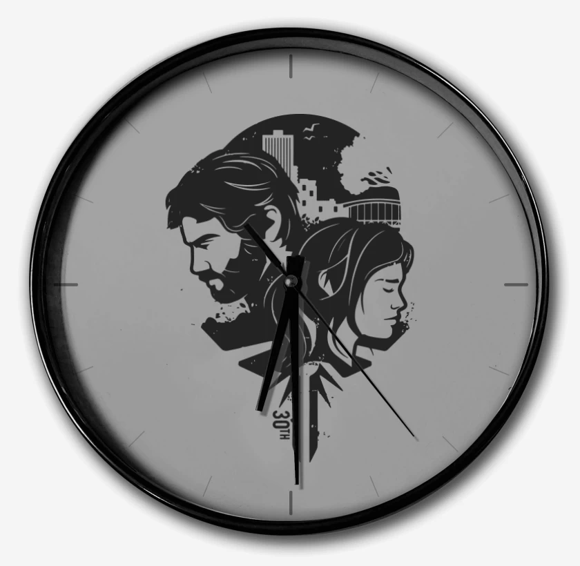 Reloj TLOU - Joe & Ellie B&W