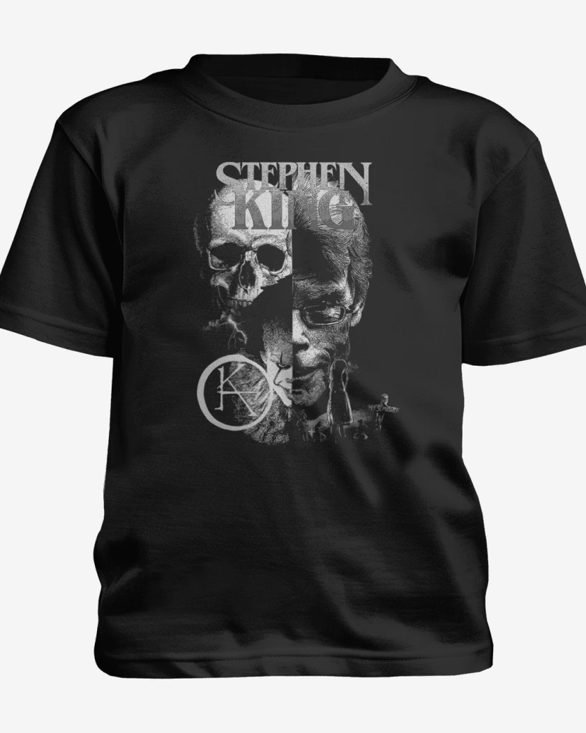 Polera de niño Negro de Stephen Sematary