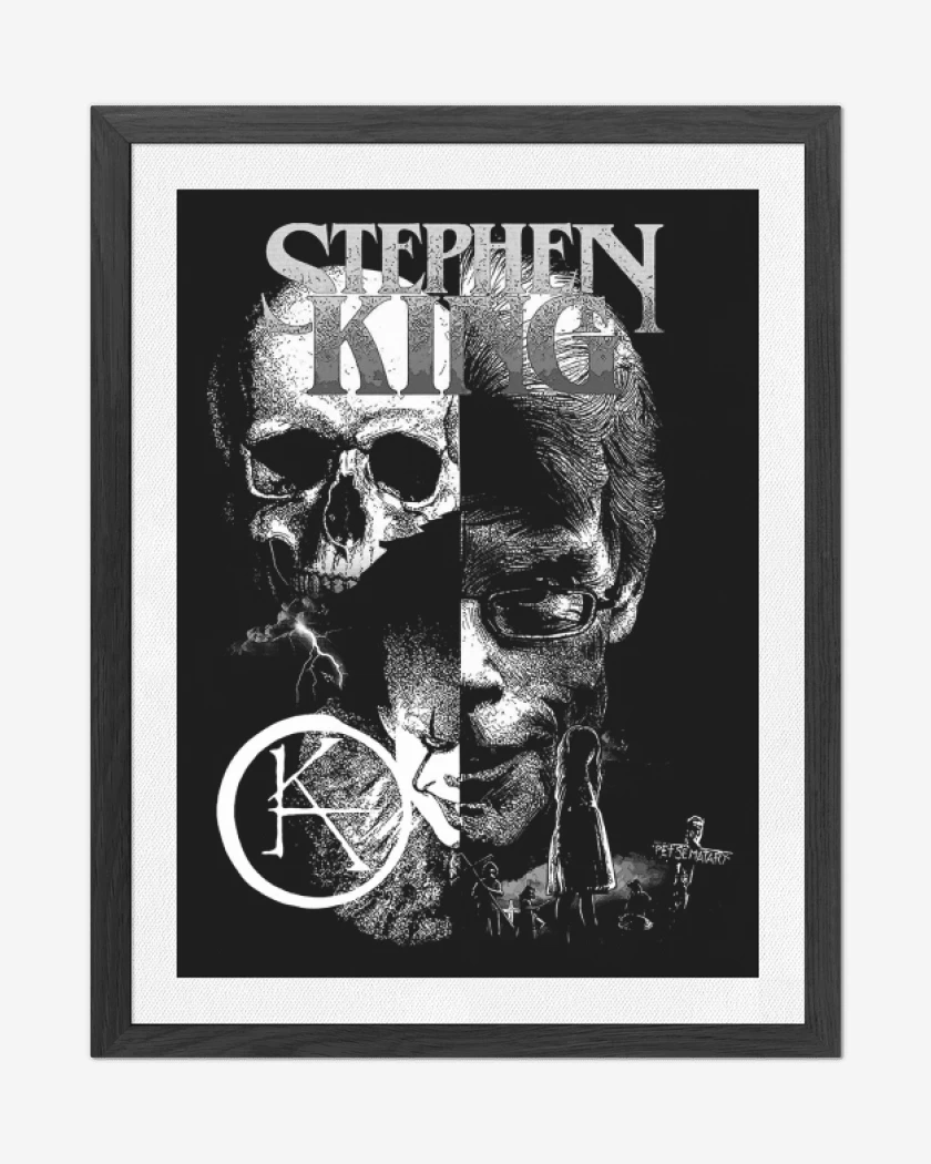 Cuadro decorativo Negro de Stephen Sematary