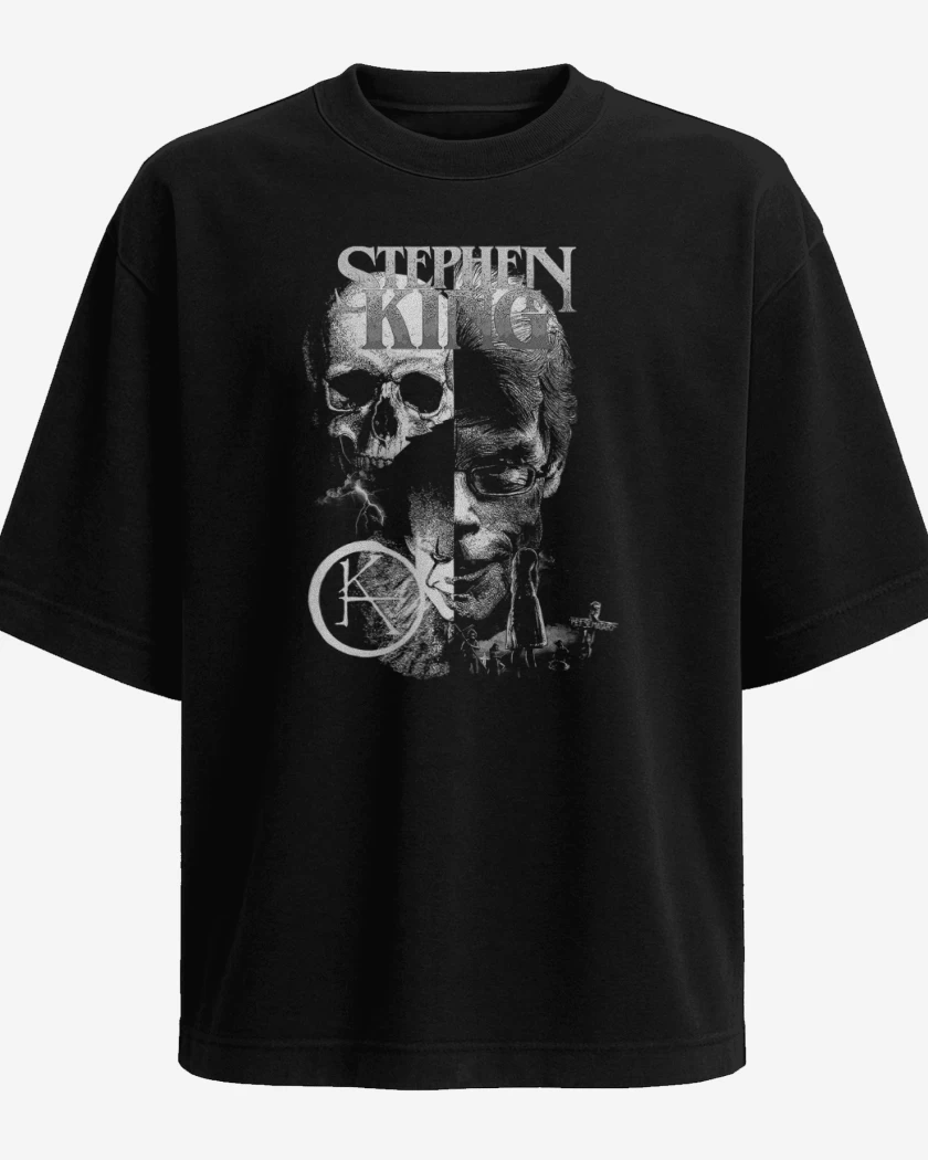 Polera Oversize Negro de Stephen Sematary