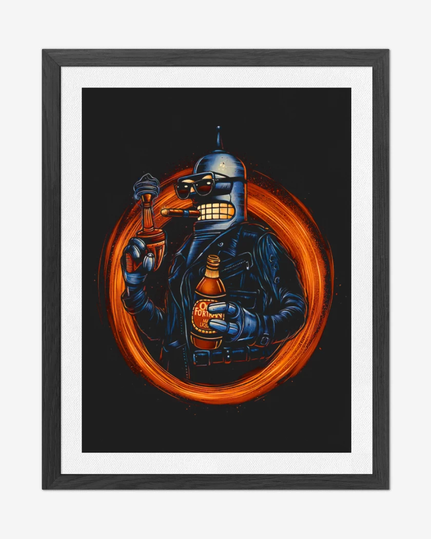 Cuadro decorativo Negro de Benderminator