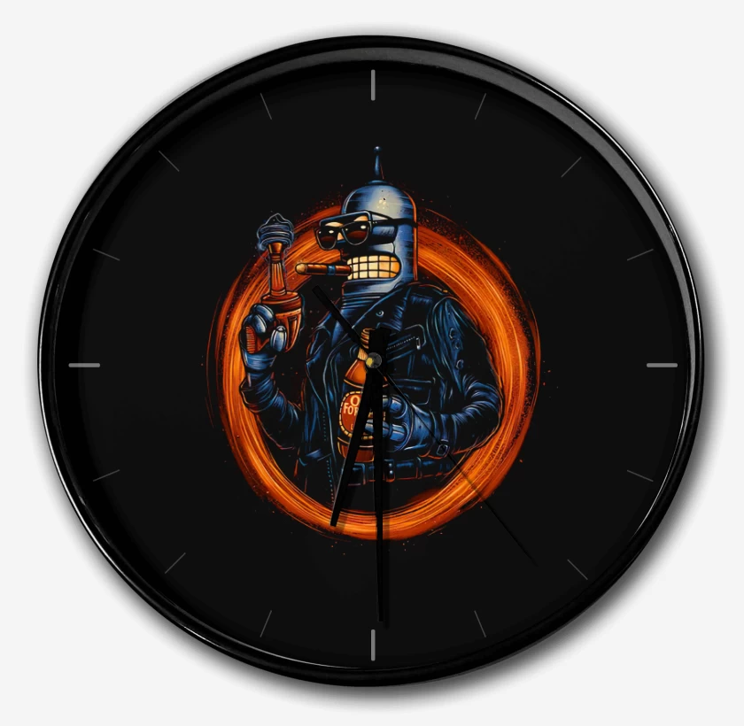 Reloj Negro de Benderminator