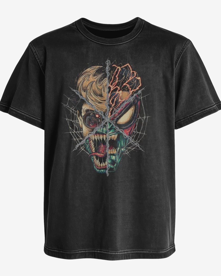 Polera desgastada Negro de The Multiverse is Calling