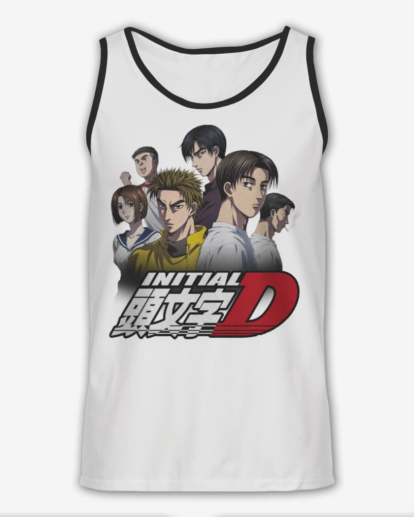 Sudadera Blanco de Initial D