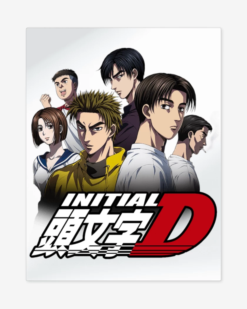 Print metalico Blanco de Initial D