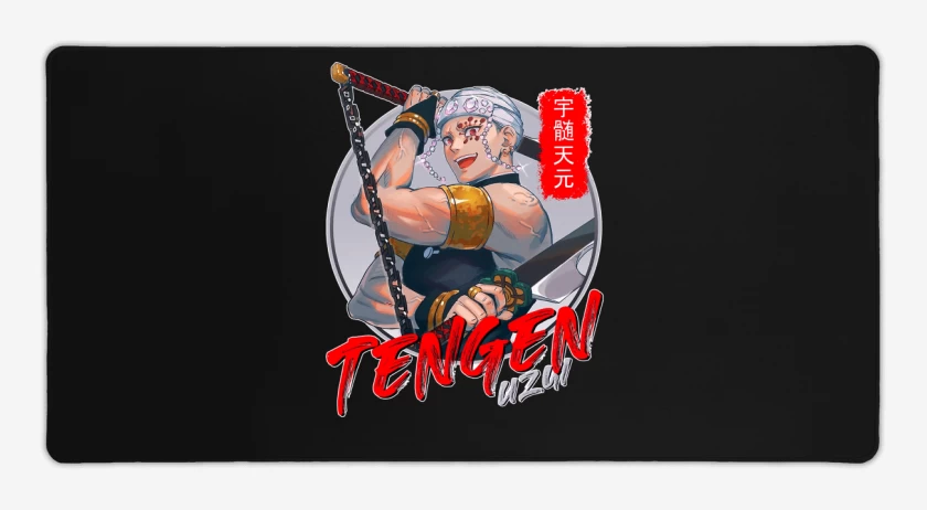 Mouse pad Gamer Negro de Tengen Uzui