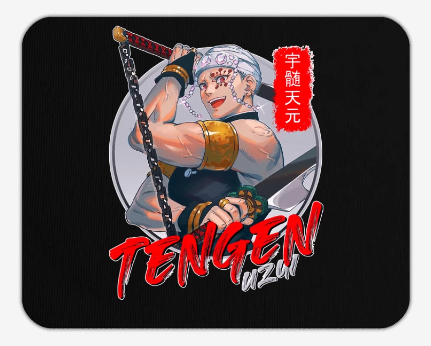 Mousepad Negro de Tengen Uzui