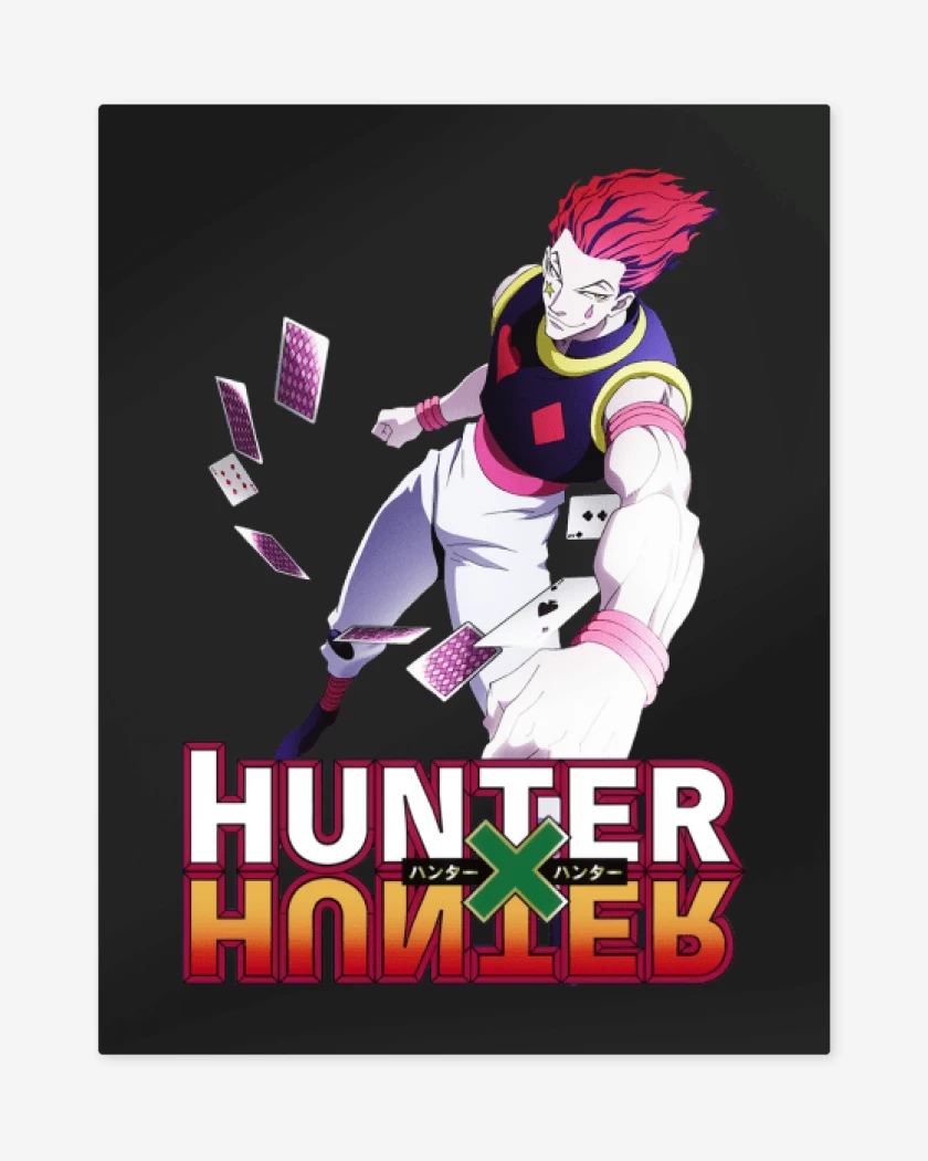 Print metalico Negro de Hisoka HxH