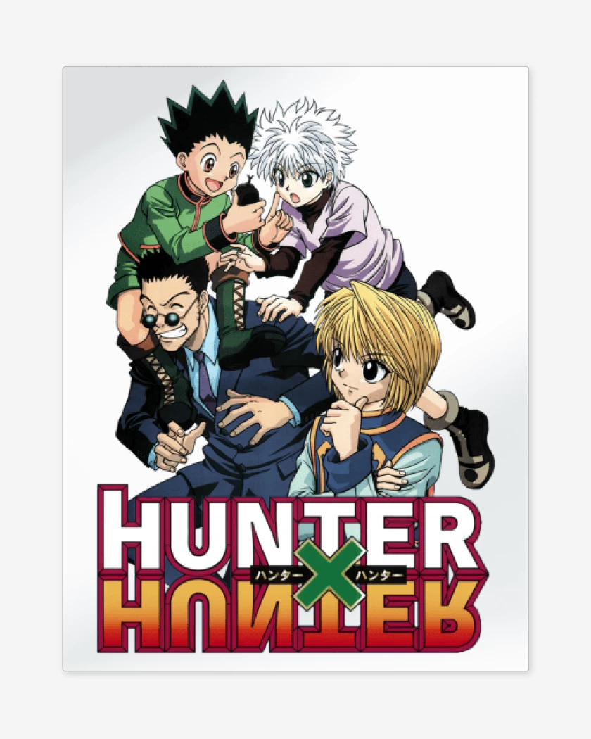 Print metalico Blanco de Hunter x Hunter