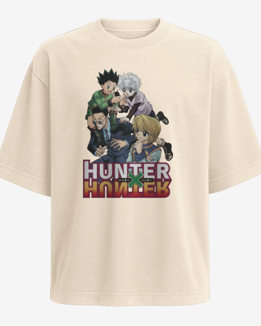 Polera Oversize Beige de Hunter x Hunter