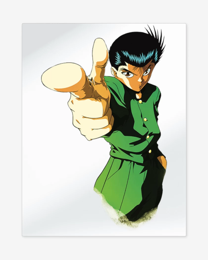 Print metalico Blanco de Urameshi