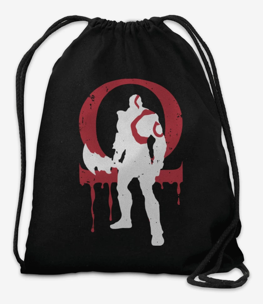 Mochila Negro de God Of War