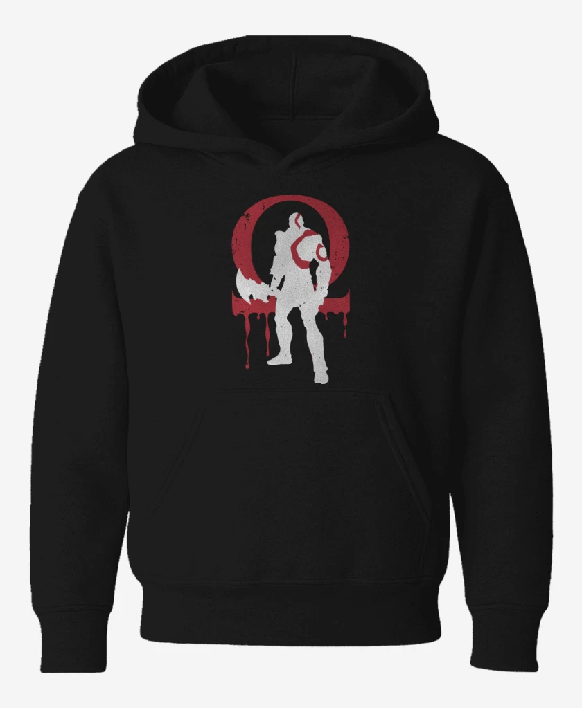 Poleron de niño Negro de God Of War