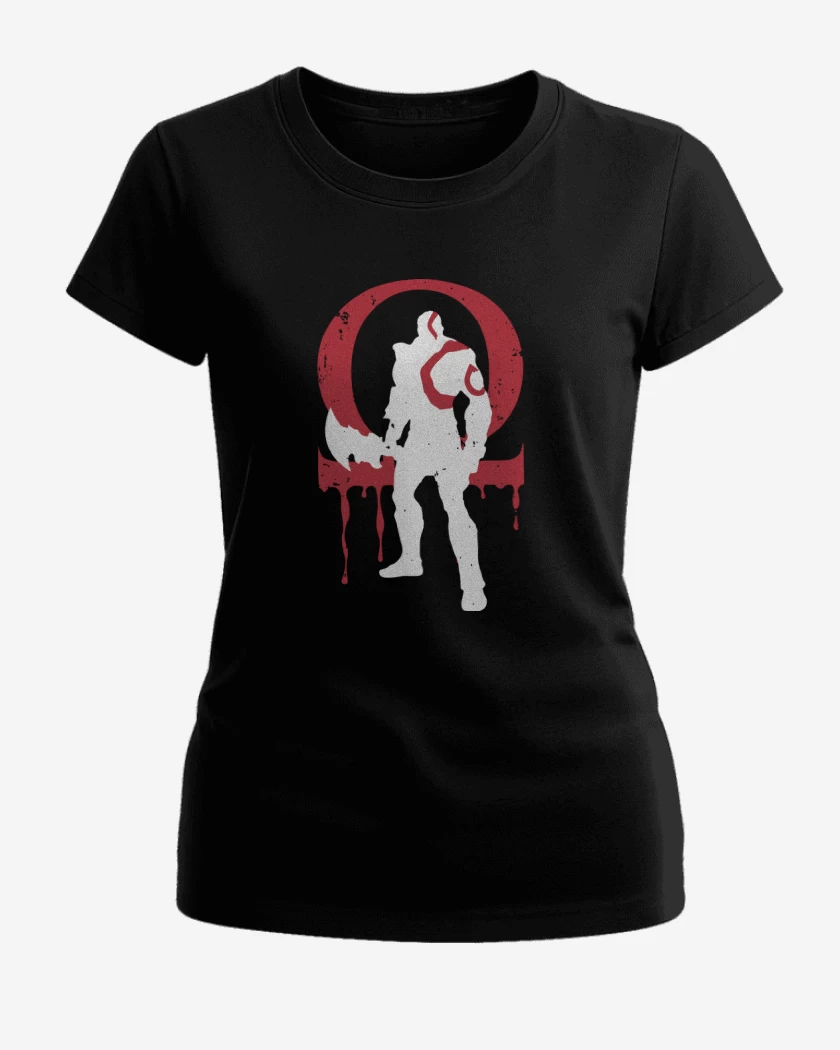 Polera de Mujer Negro de God Of War