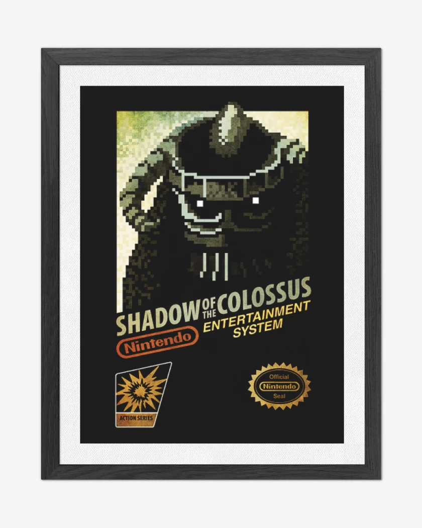 Cuadro decorativo Negro de Shadow of the Colossus ES