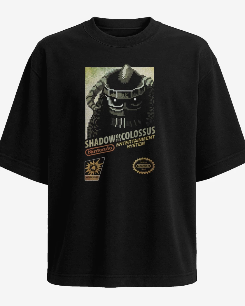 Polera Oversize Negro de Shadow of the Colossus ES