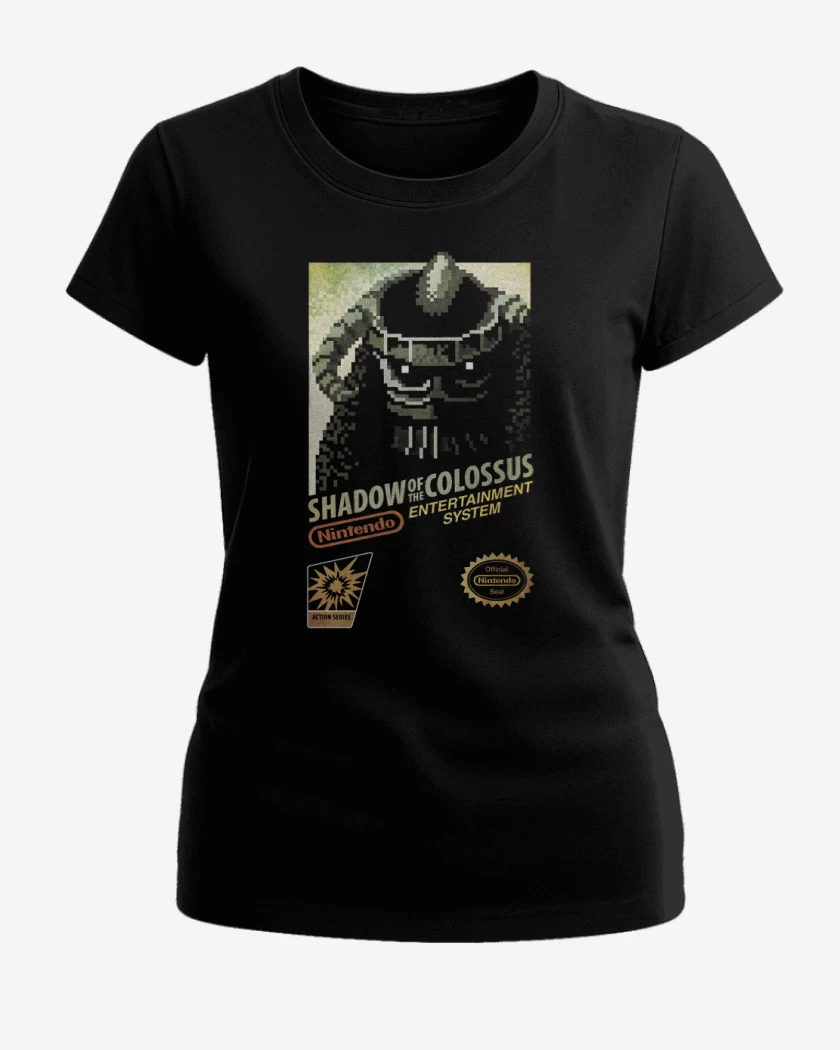 Polera de Mujer Negro de Shadow of the Colossus ES