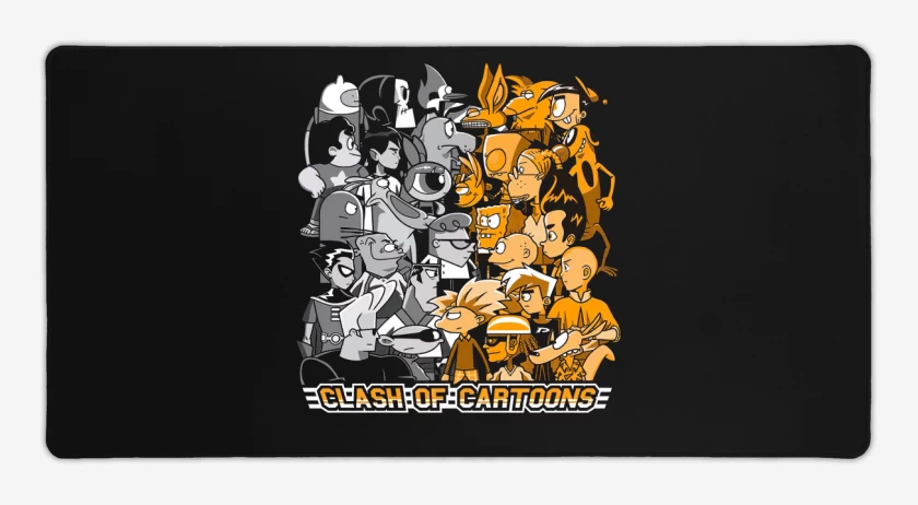 Mouse pad Gamer Clash of Cartoons