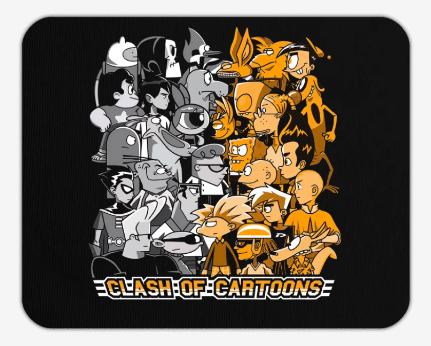 Mousepad Clash of Cartoons