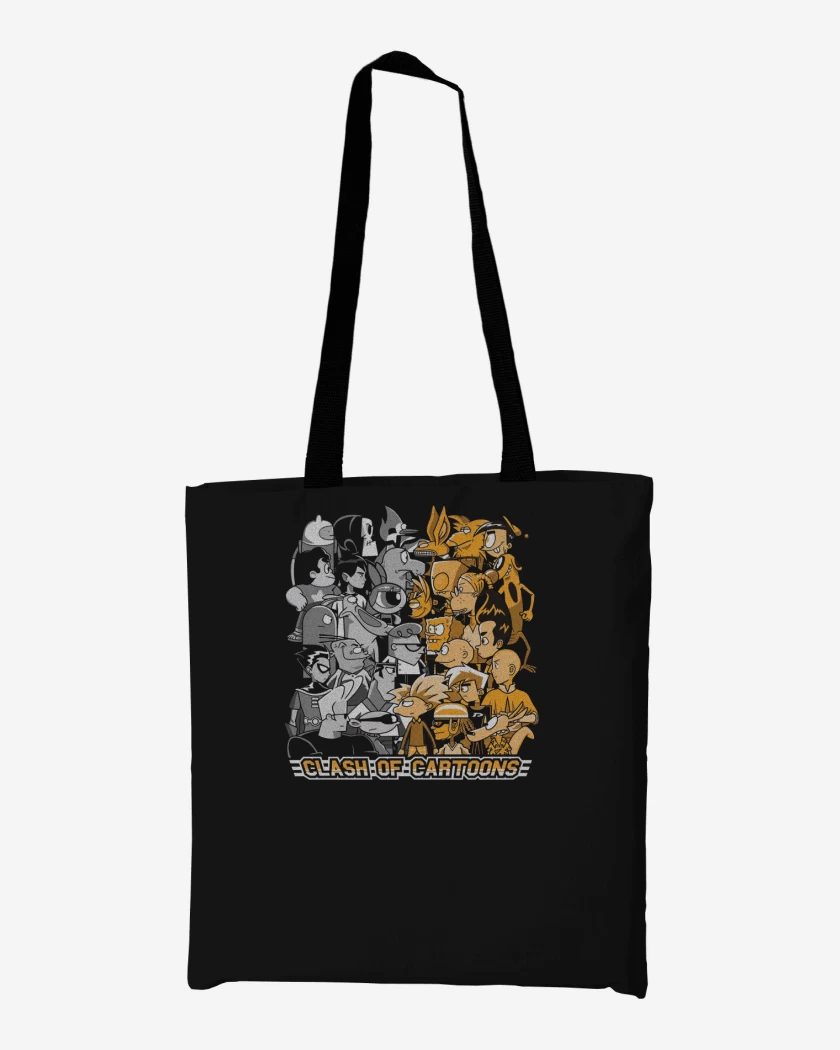 Totebag Clash of Cartoons