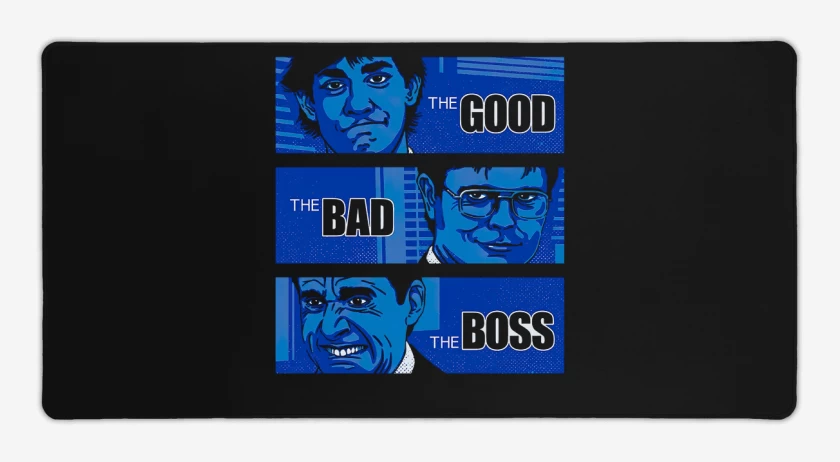 Mouse pad Gamer The Good, The Bad, and THE BOSS