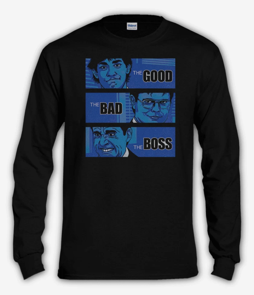 Polera manga larga The Good, The Bad, and THE BOSS