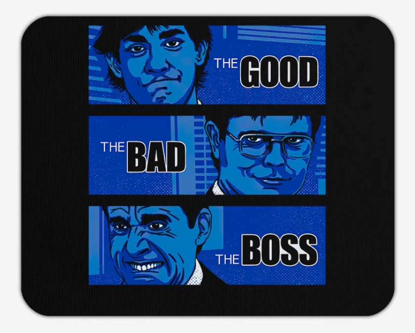 Mousepad The Good, The Bad, and THE BOSS