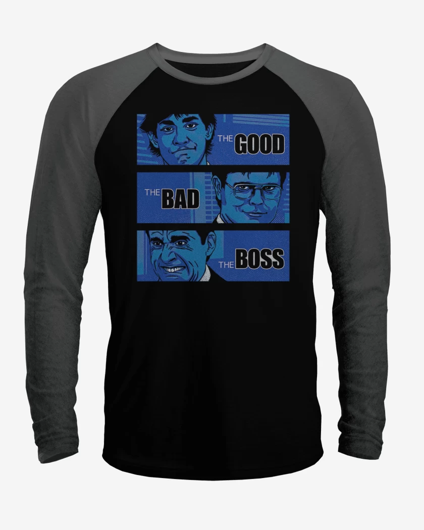 Polera Raglan The Good, The Bad, and THE BOSS