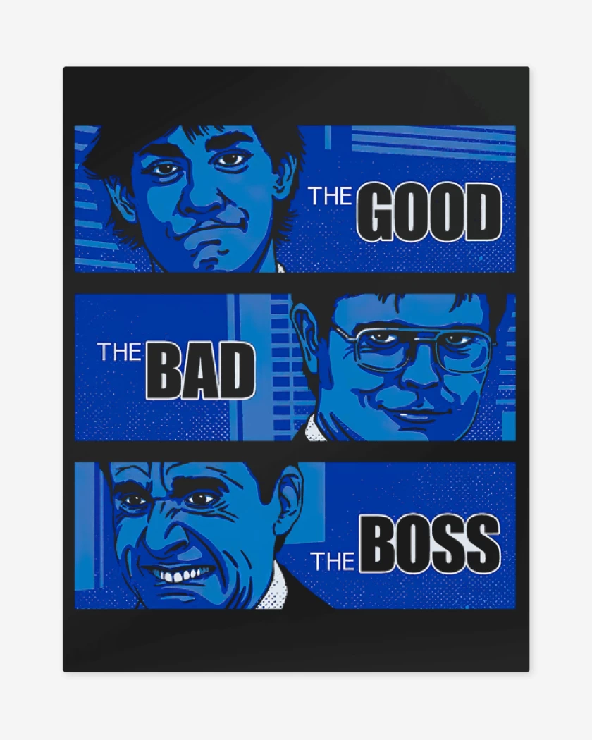 Print metalico The Good, The Bad, and THE BOSS
