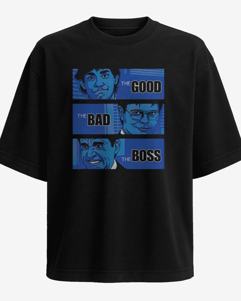 Polera Oversize The Good, The Bad, and THE BOSS