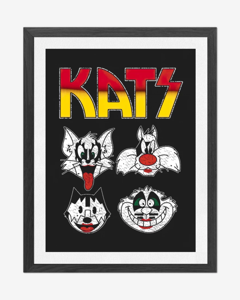 Cuadro decorativo Negro de KATS