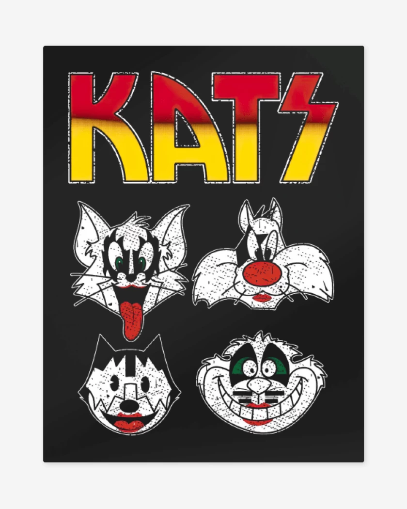 Print metalico Negro de KATS