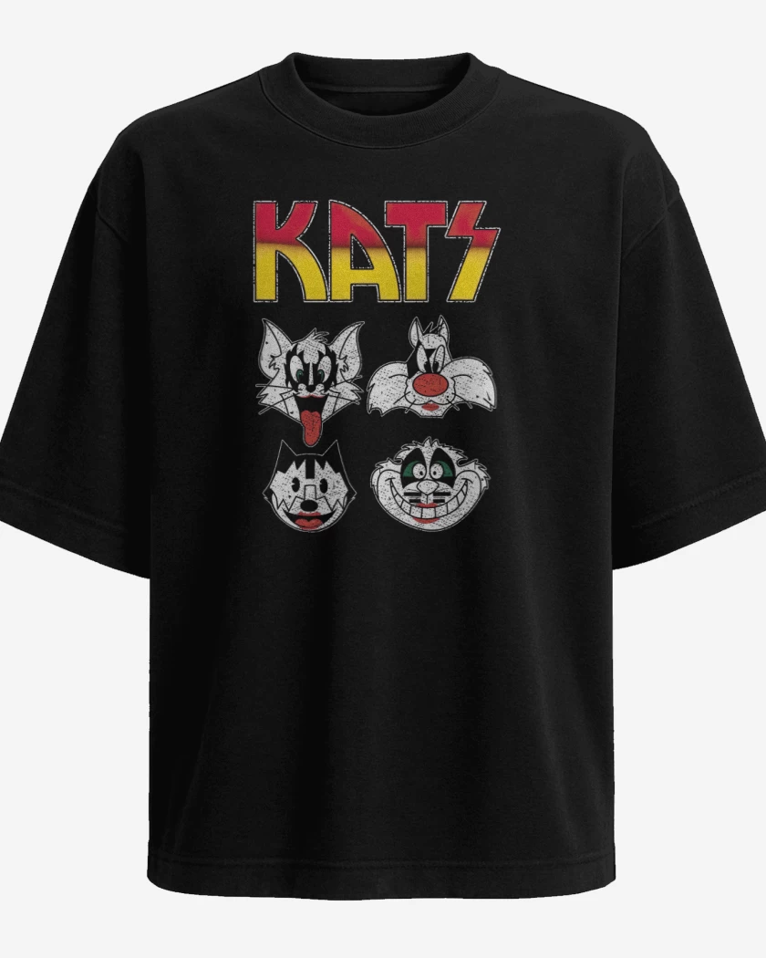 Polera Oversize Negro de KATS