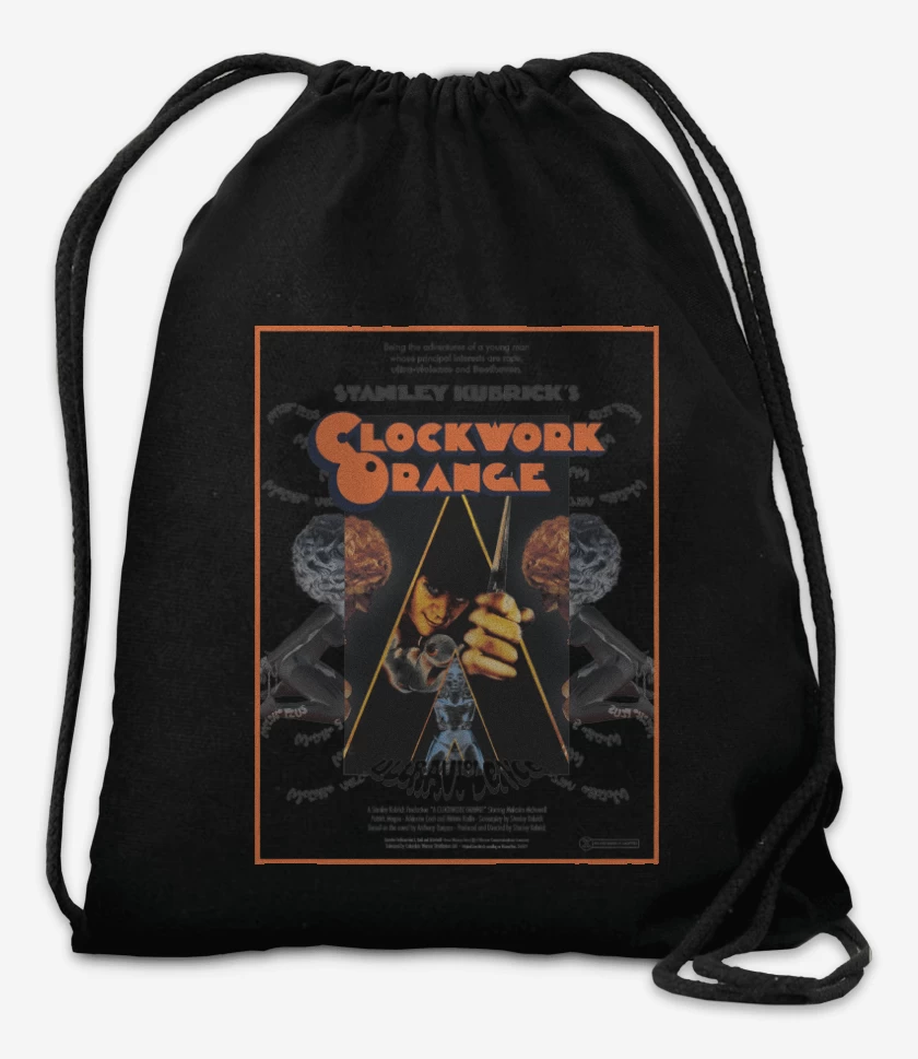 Mochila Negro de A Stanley Kubrick Film: Clockwork Orange