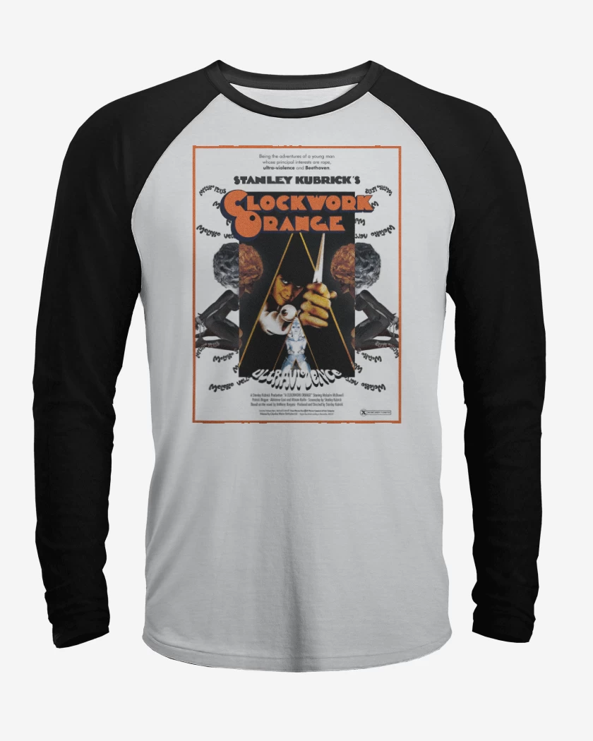 Polera Raglan A Stanley Kubrick Film: Clockwork Orange