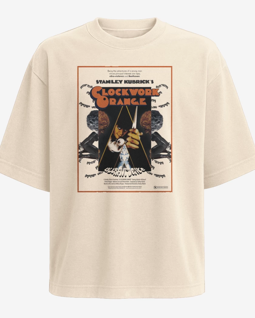 Polera Oversize A Stanley Kubrick Film: Clockwork Orange