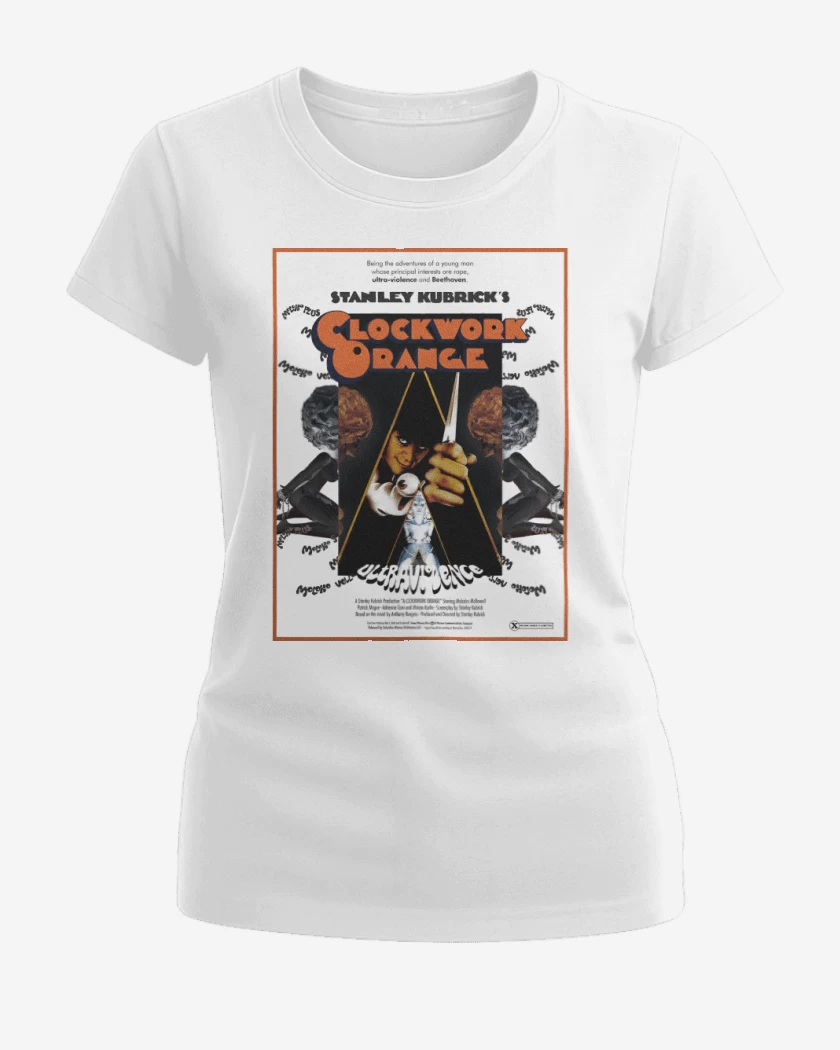 Polera de Mujer Blanco de A Stanley Kubrick Film: Clockwork Orange