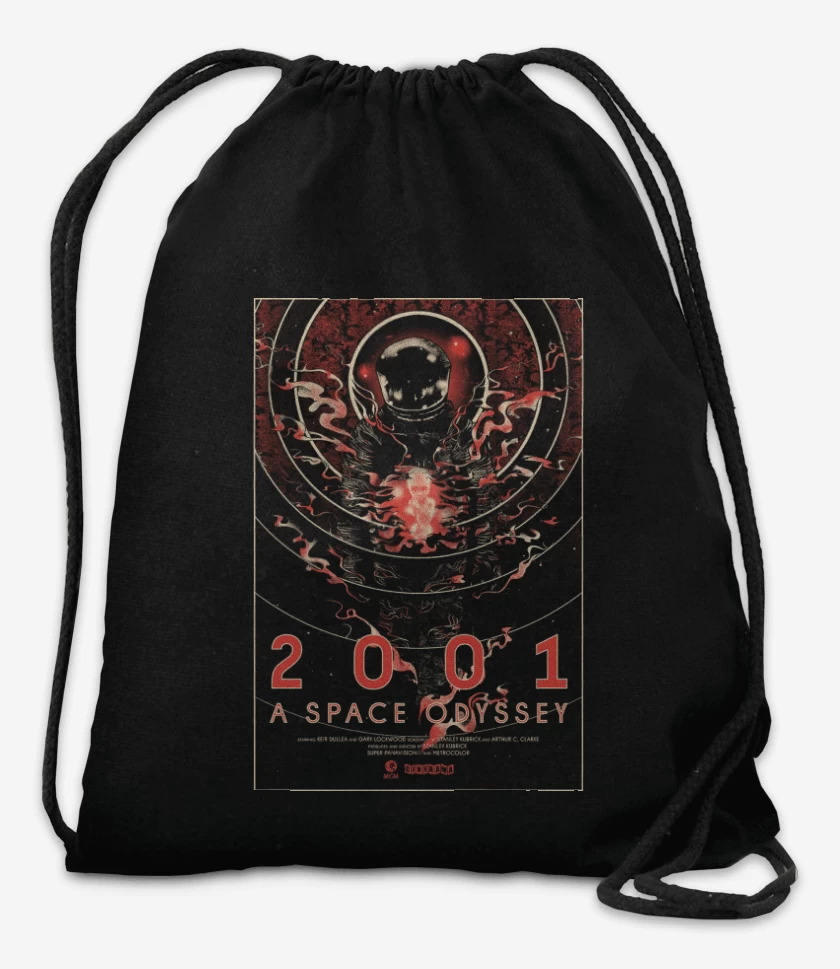Mochila Negro de A Stanley Kubrick Film: 2001 A Space Odyssey