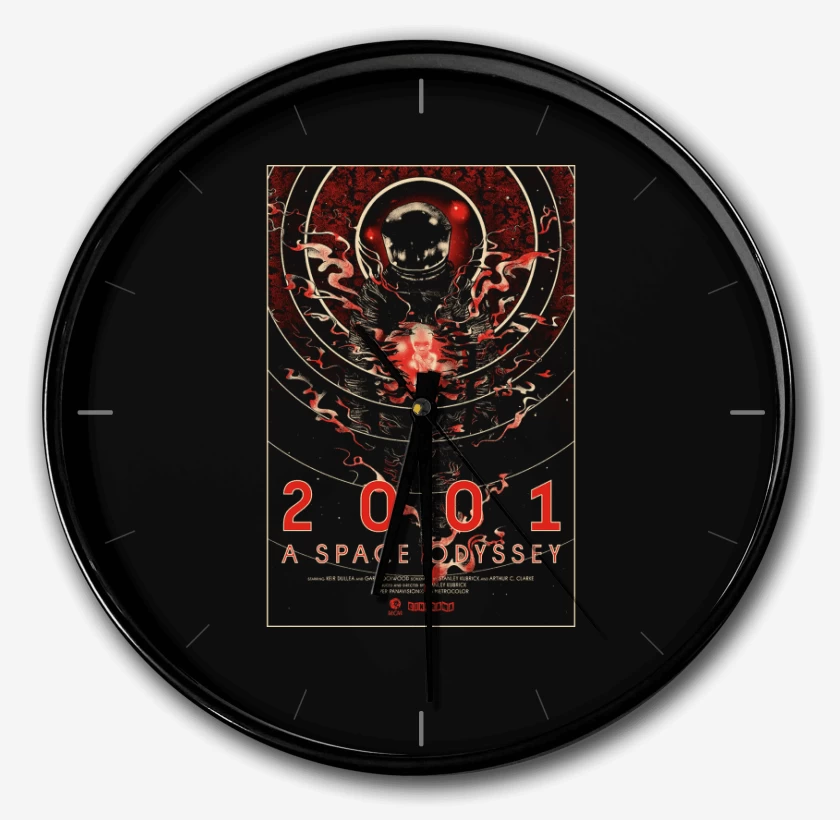 Reloj Negro de A Stanley Kubrick Film: 2001 A Space Odyssey