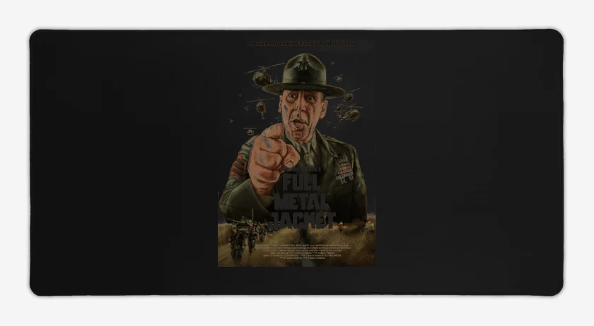 Mouse pad Gamer A Stanley Kubrick Film: Full Metal Jacket
