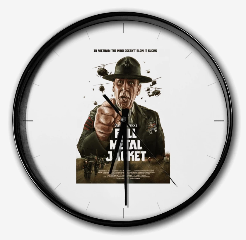 Reloj Blanco de A Stanley Kubrick Film: Full Metal Jacket
